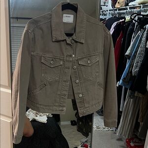 Old Navy Women's Khaki Jean Jacket